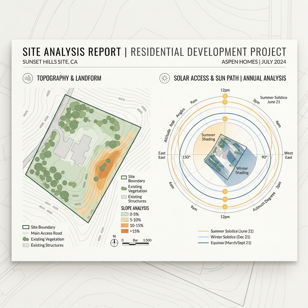 Site Analysis Report by Hornbill Landscaping
