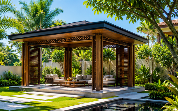 Gazebos & Garden Pavilions architecture by Hornbill Landscaping