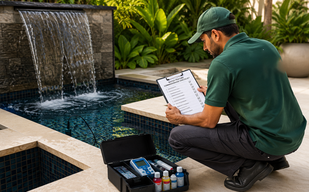 Water feature commissioning and handover in Dubai